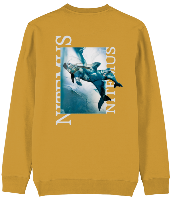 NITEMUS – Unisex – Sweatshirt – Blue Vaquitas – Ochre – from size 2XS to size 4XL