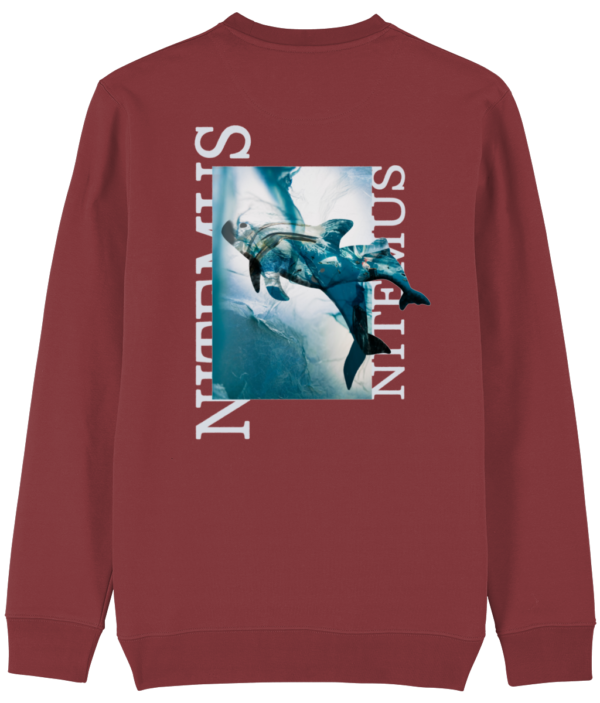 NITEMUS – Unisex – Sweatshirt – Blue Vaquitas – Red Earth – from size 2XS to size 4XL