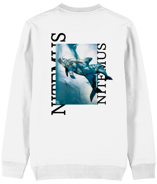 NITEMUS – Unisex – Sweatshirt – Blue Vaquitas – White – from size 2XS to size 4XL