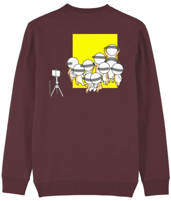NITEMUS – Unisex – Sweatshirt – QF 10 – Burgundy – from size 2XS to size 4XL