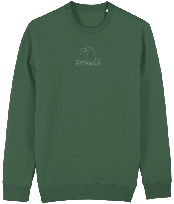 NITEMUS – Unisex – Sweatshirt – You and I – Bottle Green – from size 2XS to size 4XL