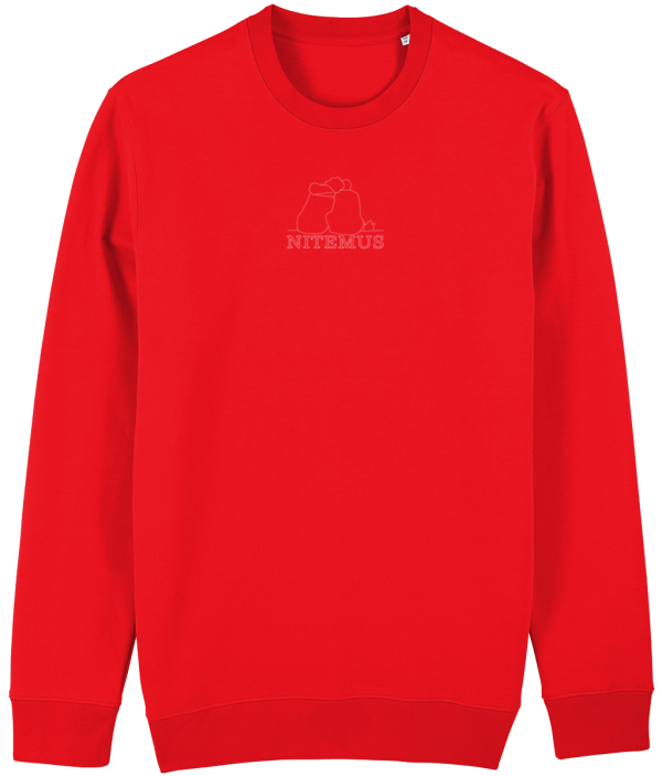 NITEMUS – Unisex – Sweatshirt – You and I – Bright Red – from size 2XS to size 4XL