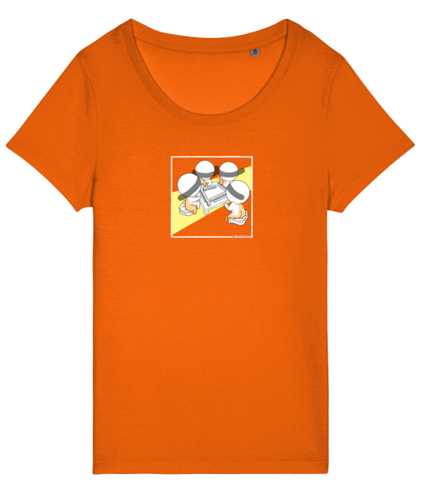 NITEMUS – Woman – T-shirt – QF 4 – Bright Orange - from size XS to size 2XL