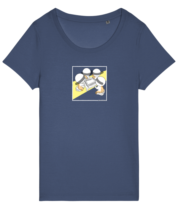 NITEMUS – Woman – T-shirt – QF 4 – Dark Heather Indigo - from size XS to size 2XL