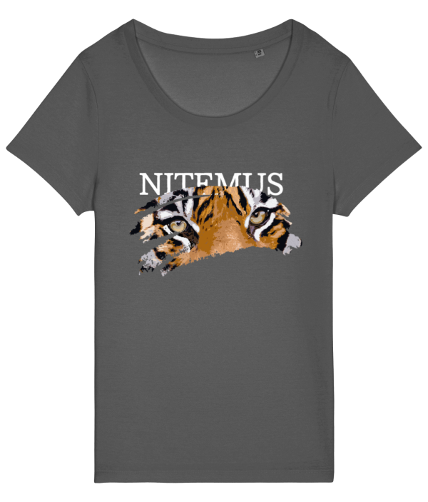 NITEMUS – Woman – T-shirt – Sunda Tiger – Anthracite - from size XS to size 2XL