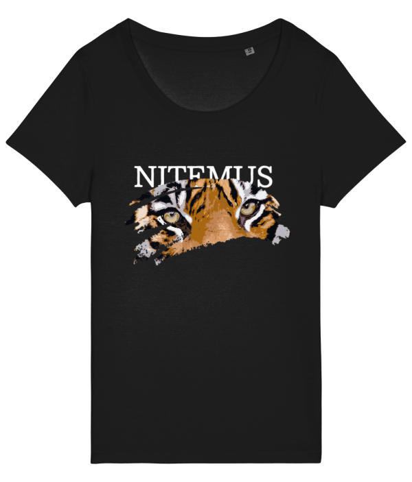 NITEMUS – Woman – T-shirt – Sunda Tiger – Black - from size XS to size 2XL