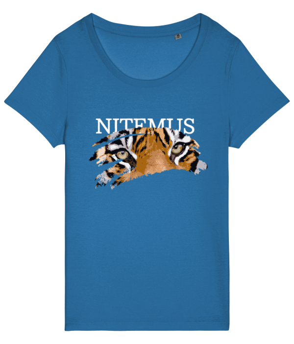 NITEMUS – Woman – T-shirt – Sunda Tiger – Royal Blue - from size XS to size 2XL