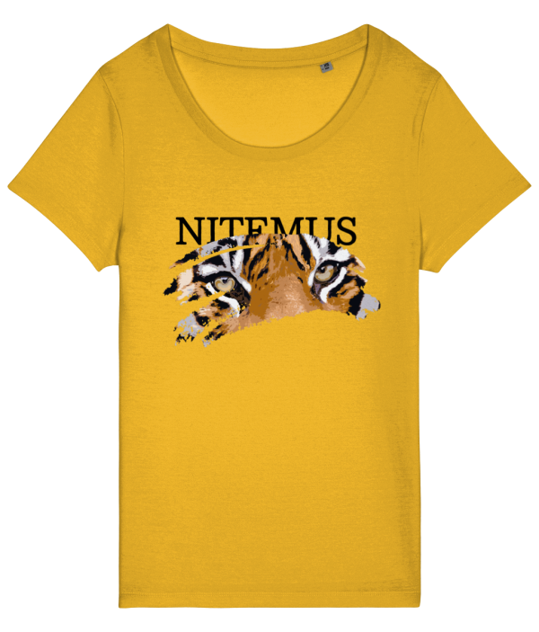 NITEMUS – Woman – T-shirt – Sunda Tiger – Spectra Yellow - from size XS to size 2XL