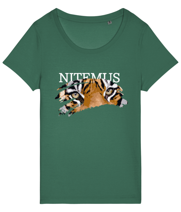 NITEMUS – Woman – T-shirt – Sunda Tiger – Varsity Green - from size XS to size 2XL