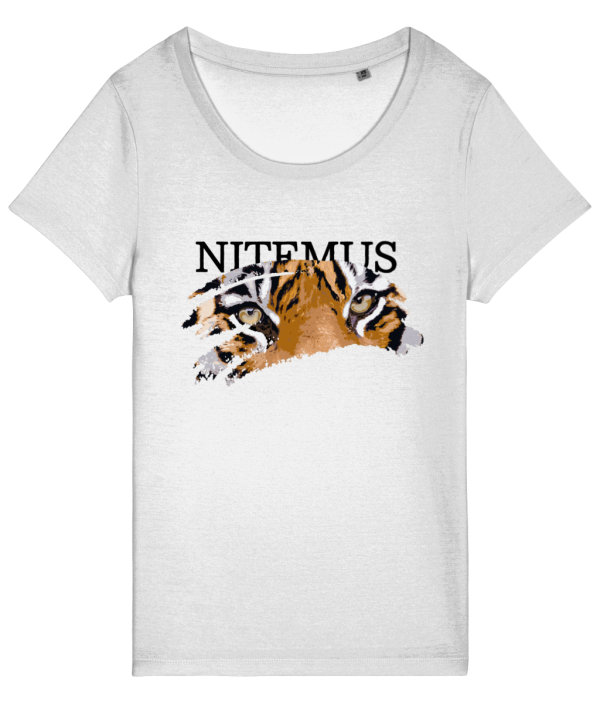 NITEMUS – Woman – T-shirt – Sunda Tiger – White - from size XS to size 2XL