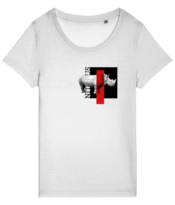 NITEMUS – Woman – T-shirt – White Rhino – White - from size XS to size 2XL