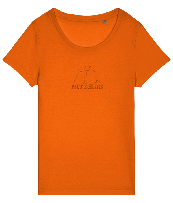 NITEMUS – Woman – T-shirt – You and I – Bright Orange - from size XS to size 2XL