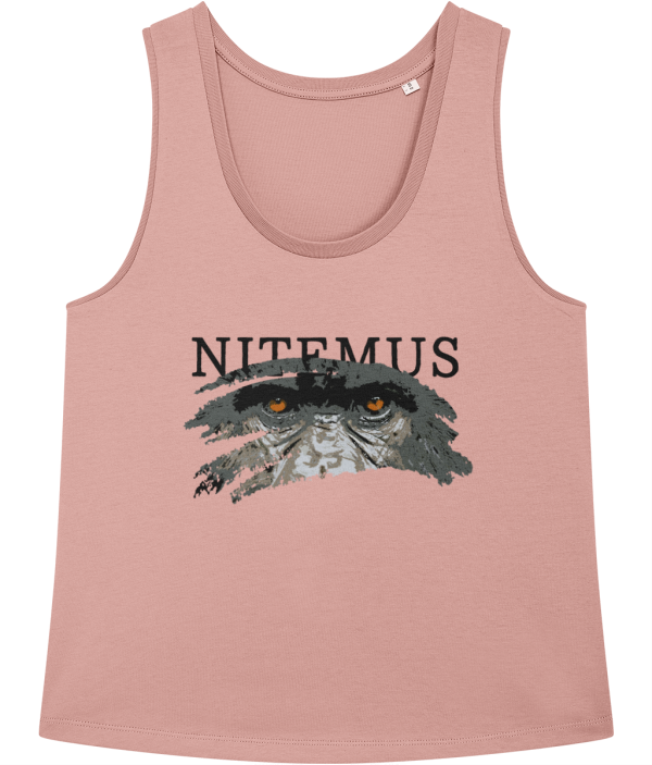 NITEMUS - Woman - Tank top - Cross River Gorilla - Canyon Pink – from size XS to size2XL