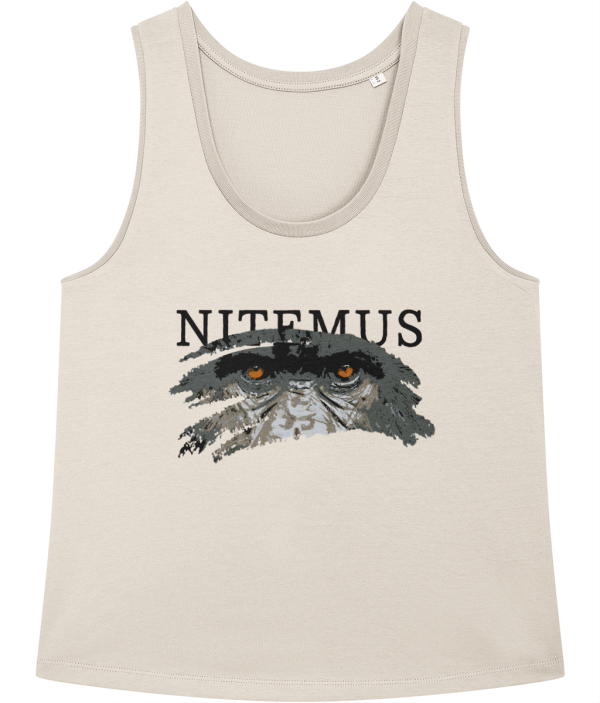 NITEMUS - Woman - Tank top - Cross River Gorilla - Natural Raw – from size XS to size2XL