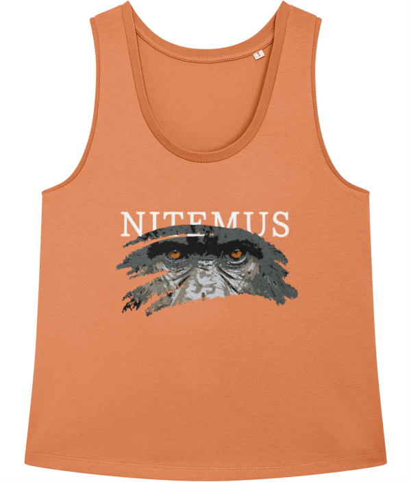 NITEMUS - Woman - Tank top - Cross River Gorilla - Volcano Stone – from size XS to size2XL