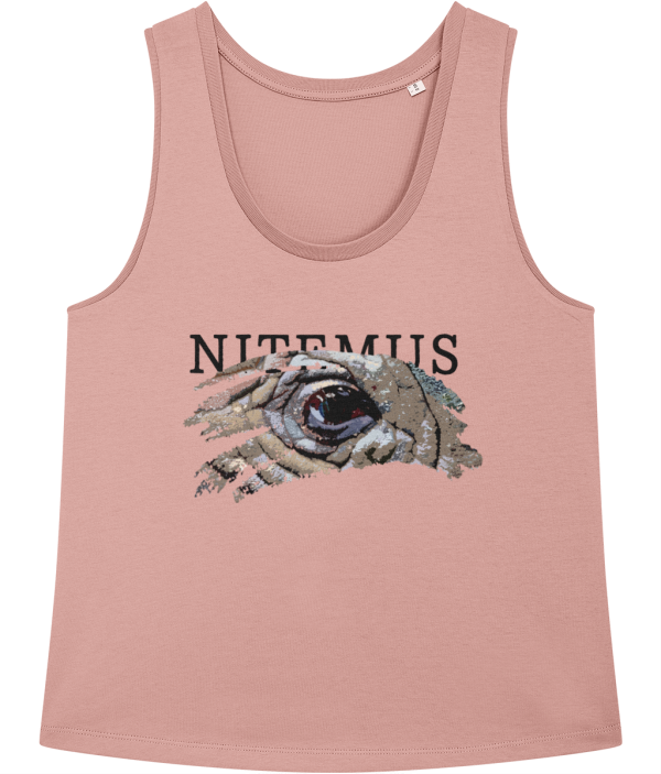 NITEMUS - Woman - Tank top - Sumatran Rhino - Canyon Pink – from size XS to size2XL