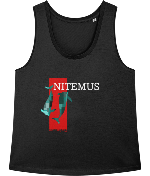 NITEMUS - Woman - Tank top - The Last Vaquitas - Black – from size XS to size2XL