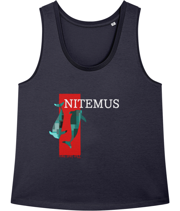 NITEMUS - Woman - Tank top - The Last Vaquitas - French Navy – from size XS to size2XL