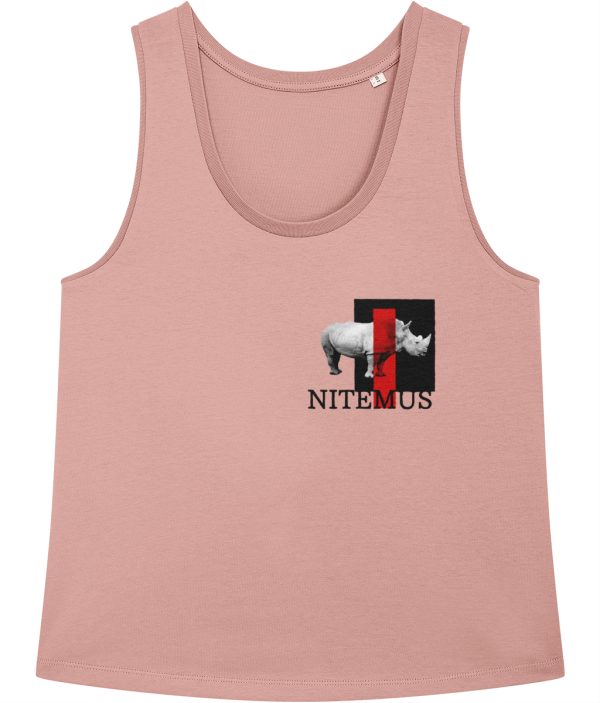 NITEMUS - Woman - Tank top - White Rhino - Canyon Pink – from size XS to size2XL