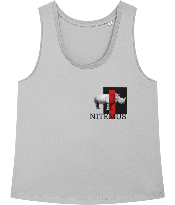 NITEMUS - Woman - Tank top - White Rhino - Heather Grey – from size XS to size2XL