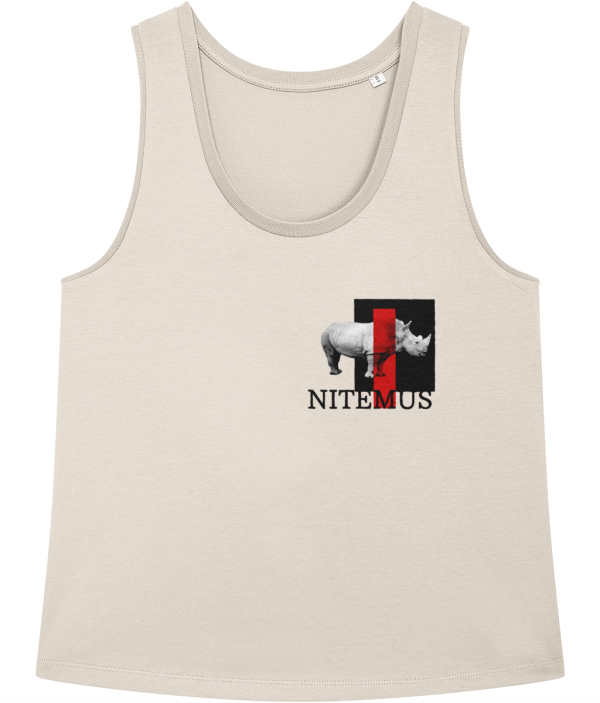 NITEMUS - Woman - Tank top - White Rhino - Natural Raw – from size XS to size2XL