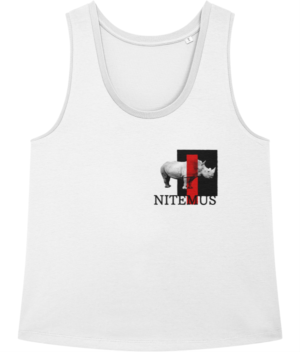NITEMUS - Woman - Tank top - White Rhino - White – from size XS to size2XL
