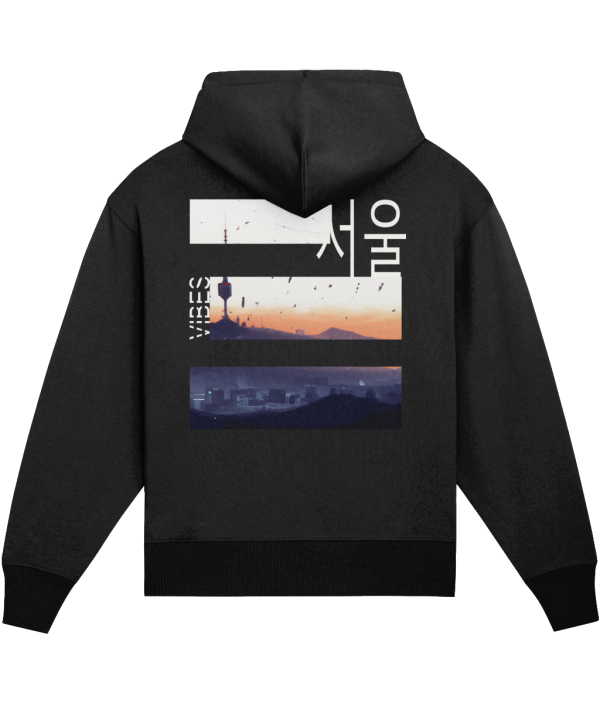 NITEMUS Luxury Collection - Unisex Hoodie - #SeoulVibes - Black - from size 2XS to size 3XL