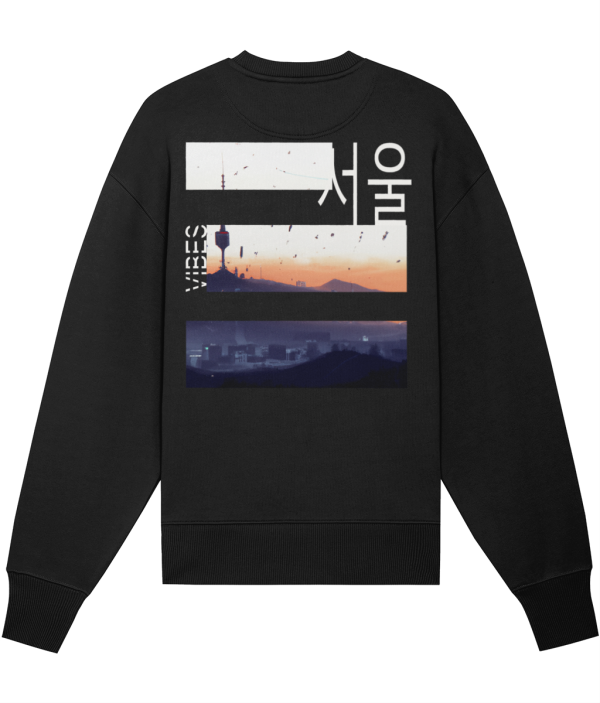 NITEMUS Luxury Collection - Unisex Sweatshirt - #SeoulVibes - Black - from size 2XS to size 3XL