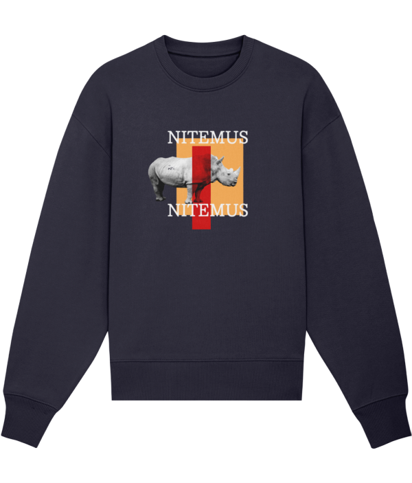 NITEMUS Luxury Collection - Unisex Sweatshirt - White rhino - French navy - from size 2XS to size 3XL
