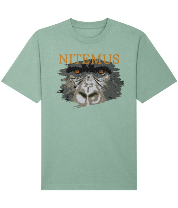 NITEMUS – Unisex - Heavy T-shirt - Cross River Gorilla - Aloe - from size 2XS to size 3XL