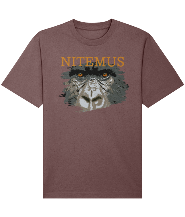 NITEMUS – Unisex - Heavy T-shirt - Cross River Gorilla - Kaffa Coffee - from size 2XS to size 3XL