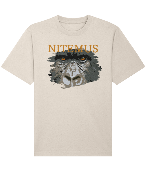 NITEMUS – Unisex - Heavy T-shirt - Cross River Gorilla - Natural Raw - from size 2XS to size 3XL