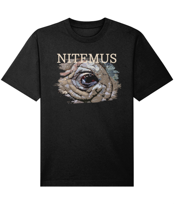 NITEMUS – Unisex - Heavy T-shirt - Sumatran Rhino - Black - from size 2XS to size 3XL
