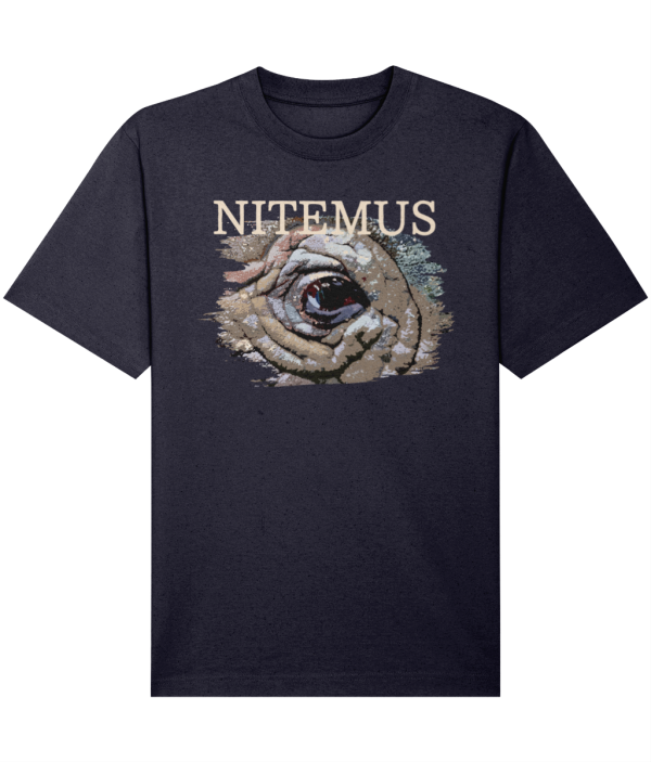 NITEMUS – Unisex - Heavy T-shirt - Sumatran Rhino - French Navy - from size 2XS to size 3XL
