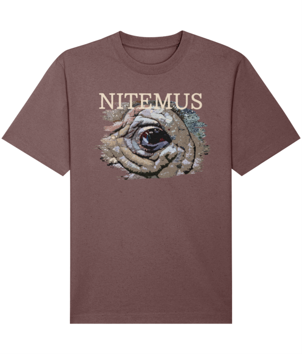 NITEMUS – Unisex - Heavy T-shirt - Sumatran Rhino - Kaffa Coffee - from size 2XS to size 3XL
