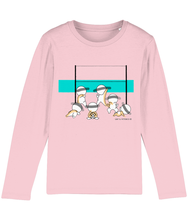 NITEMUS - Kids - Long sleeves - QF 6 - Cotton Pink – from 3 years old to 14 years old