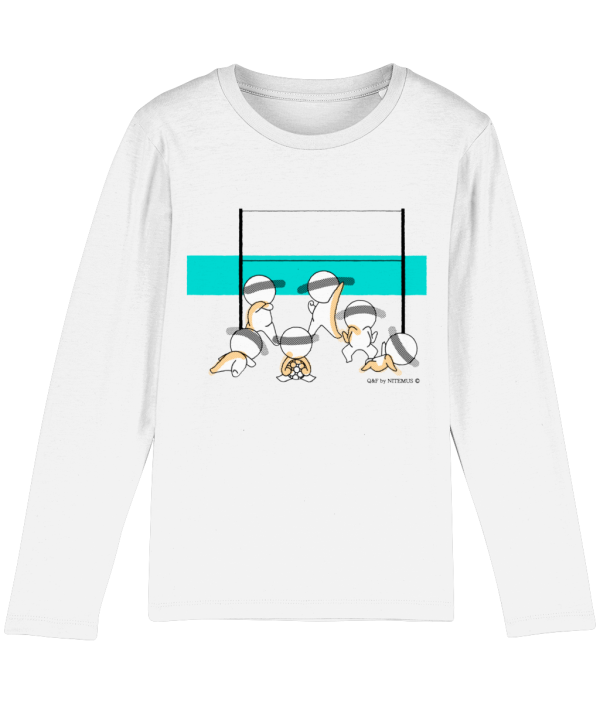 NITEMUS - Kids - Long sleeves - QF 6 - White – from 3 years old to 14 years old