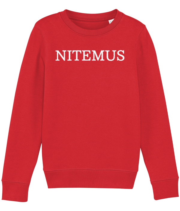 NITEMUS - Kids – Sweatshirt – NITEMUS – Red – from 3 years old to 14 years old
