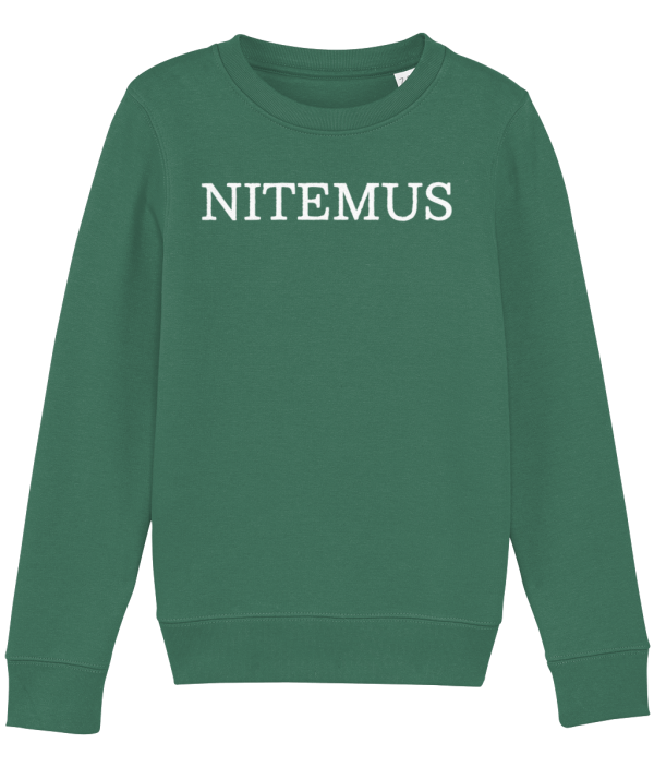 NITEMUS - Kids – Sweatshirt – NITEMUS – Varsity Green – from 3 years old to 14 years old