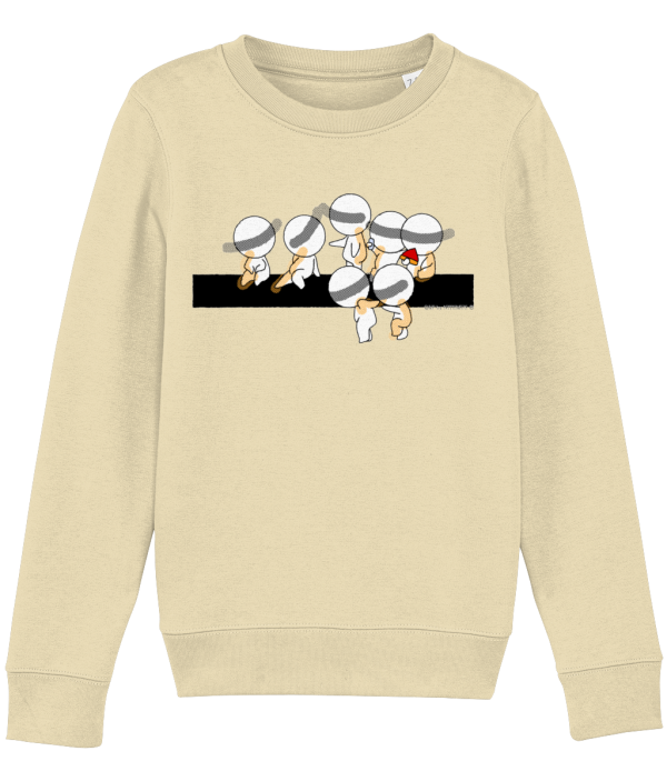 NITEMUS - Kids – Sweatshirt – QF 7 – Butter – from 3 years old to 14 years old