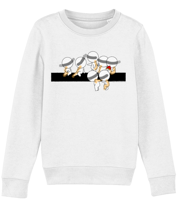 NITEMUS - Kids – Sweatshirt – QF 7 – White – from 3 years old to 14 years old