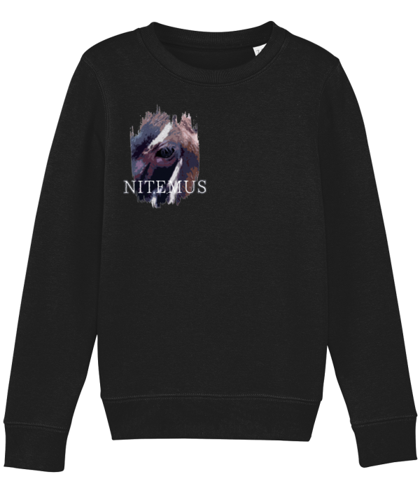 NITEMUS - Kids – Sweatshirt – Saola – Black – from 3 years old to 14 years old