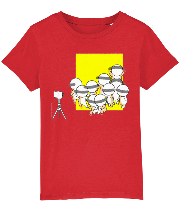 NITEMUS - Kids - T-shirt – QF 10 - Red – from 3 years old to 14 years old