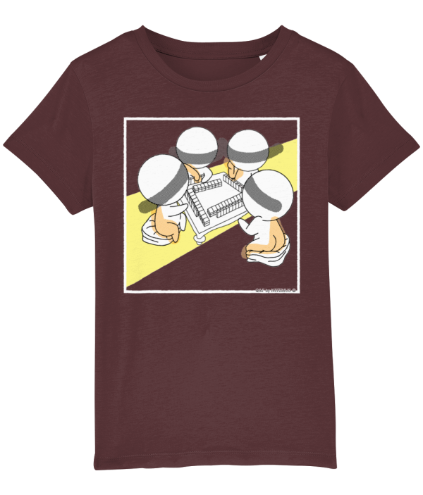 NITEMUS - Kids - T-shirt – QF 4 - Burgundy