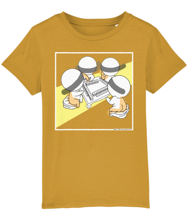 NITEMUS - Kids - T-shirt – QF 4 - Ochre – from 3 years old to 14 years old