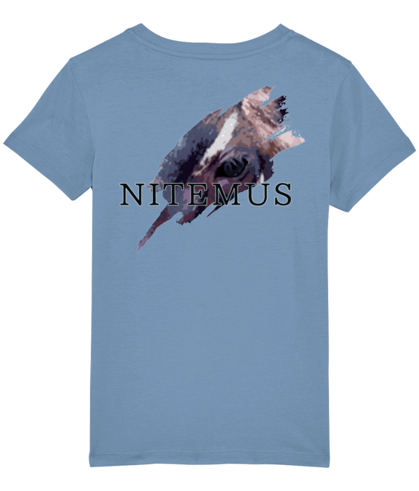 NITEMUS - Kids - T-shirt – Saola - Mid Heather Blue – from 3 years old to 14 years old