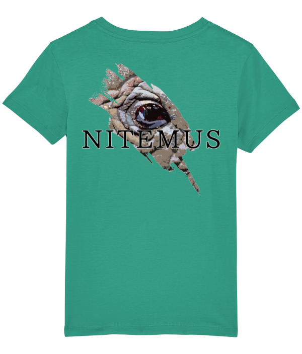 NITEMUS - Kids - T-shirt – Sumatran Rhino - Go Green – from 3 years old to 14 years old