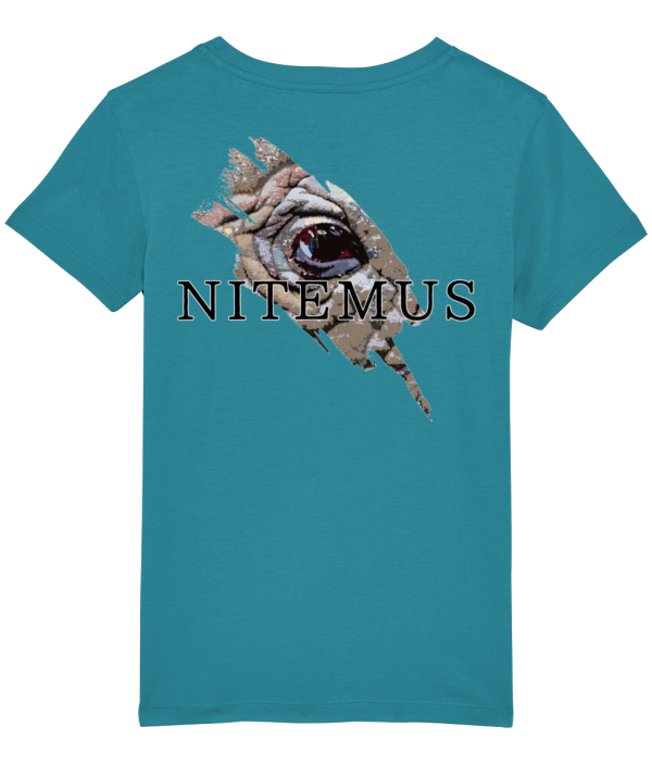 NITEMUS - Kids - T-shirt – Sumatran Rhino - Ocean Depth – from 3 years old to 14 years old