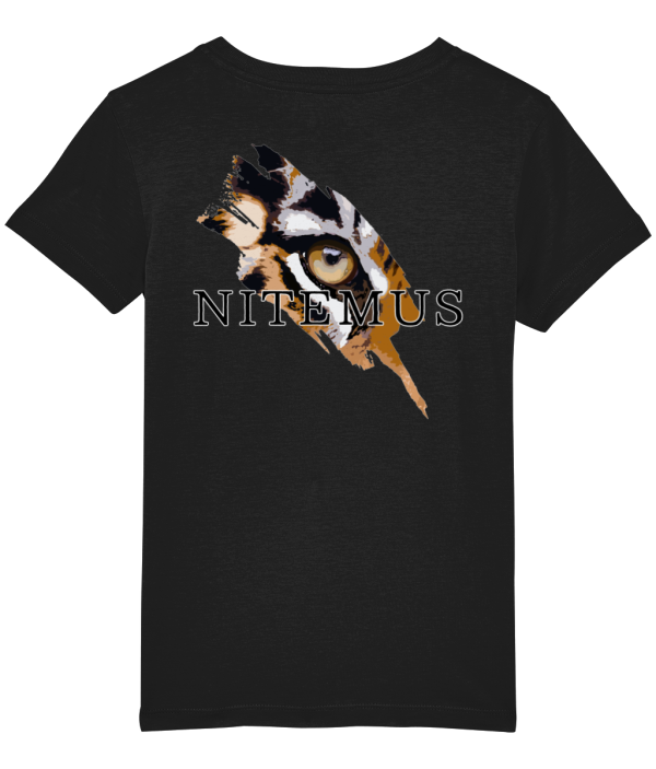 NITEMUS - Kids - T-shirt – Sunda Tiger - Black – from 3 years old to 14 years old