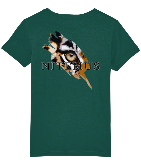 NITEMUS - Kids - T-shirt – Sunda Tiger - Glazed Green – from 3 years old to 14 years old